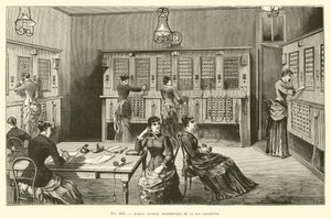 Lafayette Street Central Telefonkontor af French School